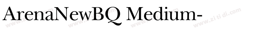 ArenaNewBQ Medium字体转换 ArenaNewBQ Medium字体转换